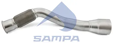 SAMPA Abgasrohr 0102485 130mm für Mercedes