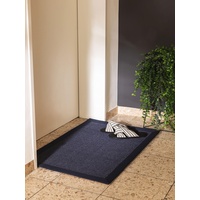 benuta Nest Fußmatte Sana Blau, 40x60 cm - Moderner Teppich für Wohnzimmer