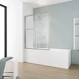 Schulte Badewannenaufsatz D1130 2-tlg. 140 x 70-118 cm - 118 cm