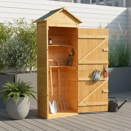 MuCoLa Geräteschrank 0,49 x 0,79 x 1,9 m natur