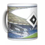 VertriebsArena GmbH Becher HSV Tasse "Choreo", Steinzeug blau