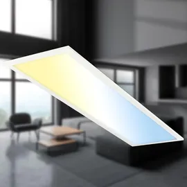 Briloner LED Panel 1 dimmbar IP44 weiß