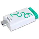 Philips Flash Drive Click Edition weiß/grün 256GB, USB-C 3.0 (FM25FD175B/00)