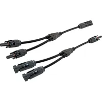 Schwaiger Solarkabel-Adapter-Set 2in1 20cm