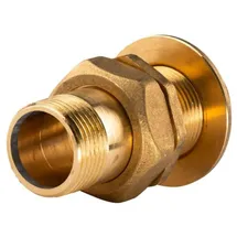 Tradecom Messing Gewinde-Fitting Verschraubung gerade 1"AG - 1"AG (DN 25)