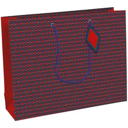 Clairefontaine 6x Geometrisch Excellia, Geschenktasche Shopping 37,3x11 ,8x27,5 cm - Rot 32481-6C
