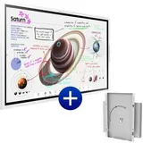 Samsung Flip Pro WM55B Flipchart 138,7 cm 55 Zoll inkl. rotierbarer Rollwagen Tray CY-TF65BBC