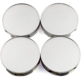 Rhinotuning 4 x 58 mm ABS-Material Silber Rad Nabenkappen Nabendeckel für #08w14-sel-7000-A3#44732-S50-N900