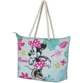 Disney Minnie Maus Tropic-Soleil Strandtasche grün 52 x 37 cm