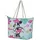 Disney Minnie Maus Tropic-Soleil Strandtasche grün 52 x 37 cm