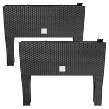 DEUBA Hochbeet 60 x 25 x 46 cm Anthrazit