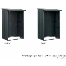 Hörmann Rückwand Berry Kaminholzregal Typ 1,