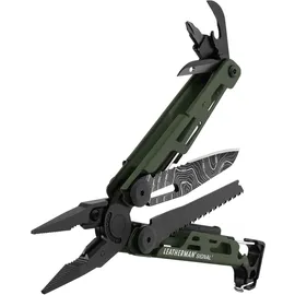 Leatherman Signal Multitool 19 Werkzeuge grün