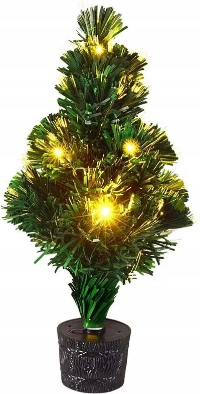Weihnachtsbaum 45cm Faseroptik Warmweiß Christmas/Weihnachten