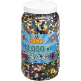 Hama - Midi Pot 13000 Perles Base mix 6 Coul, 211-66, Mosaik-Zubehör Sicherungsperle