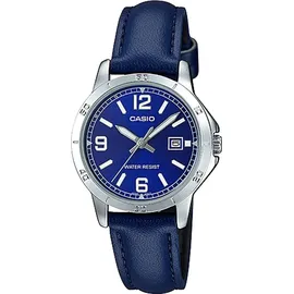 Casio Ltp-v004l-2budf 35 Mm Uhr Leather / Mineral One Size