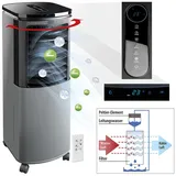 Sichler Haushaltsgeräte Verdunstungs-Luftkühler mit Peltier-Element, Ionisator, 7 l, 160 W