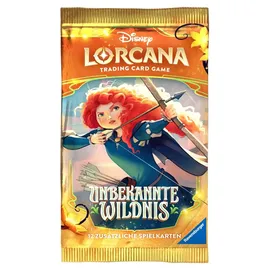 Ravensburger Disney Lorcana Unbekannte Wildnis Display mit 24 Booster Packs