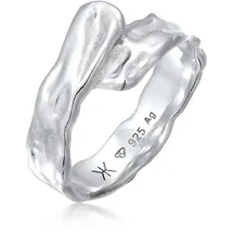 KUZZOI Ring Silber 66