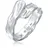 KUZZOI Ring Silber 66