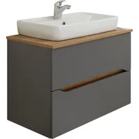 Saphir Waschtisch »Quickset Keramik-Aufsatzbecken mit Unterschrank, 73 cm breit«,