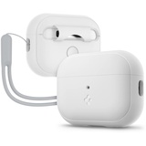 SPIGEN Silicone Fit White + Strap Gray AirPods Pro (2nd Gen)