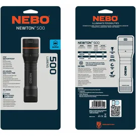 NEBO Newton LED-Taschenlampe, 500 500 lm