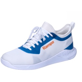 Kempa Kourtfly Jr Sport-Schuhe, weiß/blau, 34 EU