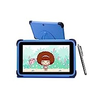 CWOWDEFU HD 8 Kids-Tablet 8-Zoll-HD-Display Kinder Tablet Android Tablet PC 32 GB, Elternkontrolle Tablets für Kinder von 3 bis 7 Jahren (Blau)