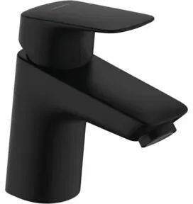 hansgrohe Einhebel-Waschtischarmatur Logis KS-Zugst.-Abl., o CSt, A 107mm, matt-sw