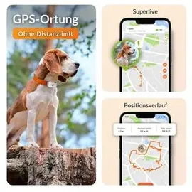 Weenect XS GPS Tracker für Hunde Schwarz/Weiß