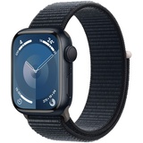 Apple Watch Series 9 GPS 41 mm Aluminiumgehäuse mitternacht, Sport Loop mitternacht One Size