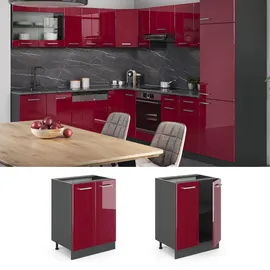 Vicco Unterschrank R-Line 60 x 46 x 81,6 cm Rot
