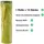 BigDean 20 Rollen Gelber Sack, Gelbe Säcke 90 Liter HDPE Gelb 13 Stück pro Rolle, insgesamt 260 Stück - ca. 60x87 cm plus 5 cm Umschlag 15my - Gelb/Schwarz