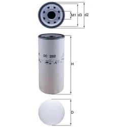 Ölfilter MAHLE OC 282