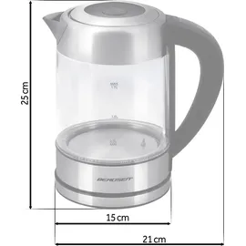 Berdsen 1,7 l Silber-Schwarz