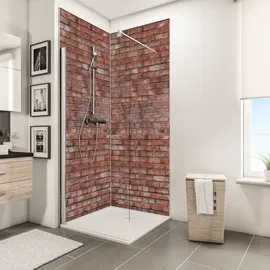 Schulte Duschrückwand rot