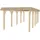 Weka Leimholz-Flachdach-Carport 615 Gr.2 3,37 x 8,32 m beige