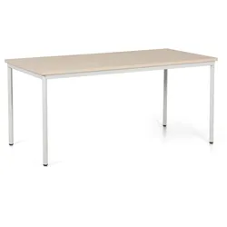 Esstisch TRIVIA, grau Konstruktion, 1600 x 800 mm, Birke