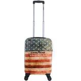 Goodyear Koffer "Authentic", Gr. B/H/T: 35cm x 54cm x 20cm, bunt (mehrfarbig), sportlich, Koffer, ABS/PC Material