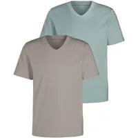 KangaROOS T-Shirt »Regular Fit, «, (2er-Pack), Freizeitshirt mit Kurzarm,