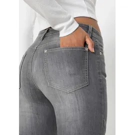 bonprix Schlagjeans Regular Fit Grau 38