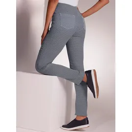 Creation L Premium Jerseyhose Lyocell-Polyester-Jacquard Hosen Blau 19