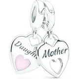 Pandora 799187C01 Silber Charm-Anhänger Mutter & Tochter