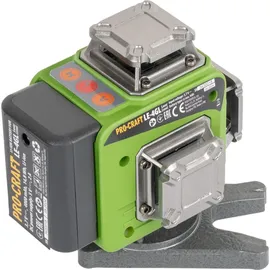 PROCRAFT LE-4GL Akku Kreuzlinienlaser 3,7 V 40 m grün selbstnivellierend