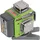 PROCRAFT LE-4GL Akku Kreuzlinienlaser 3,7 V 40 m grün selbstnivellierend