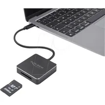 DeLock 91019 - Card Reader, extern, USB-C, SD Express 7.1) Speicherkarten Speicherkartenlesegerät, Schwarz