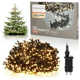 Nordstern LED-Lichterkette WarmWeiß von 24 bis 1.200 LED Weihnachtsdeko für Innen und Außen, mit Stecker 1.200 LED - 24 m für Weihnachtsbaum