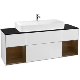 Villeroy & Boch V&B Waschtischunterschrank Finion 160cm, Reg wal ven, White matt lacquer