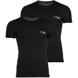 Emporio Armani 2er Pack T-Shirt in Schwarz XL